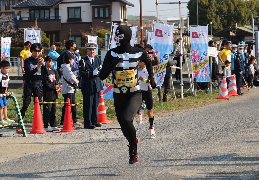 川内選手　1.5㎞の部