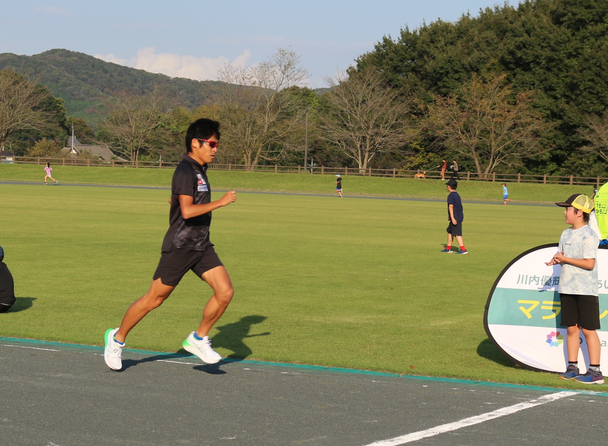 川内優輝選手　ランニング教室