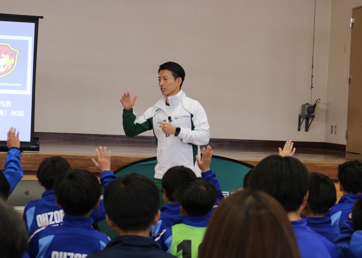 松元 卓巳選手が「茂木町デフサッカー教室」に登壇！