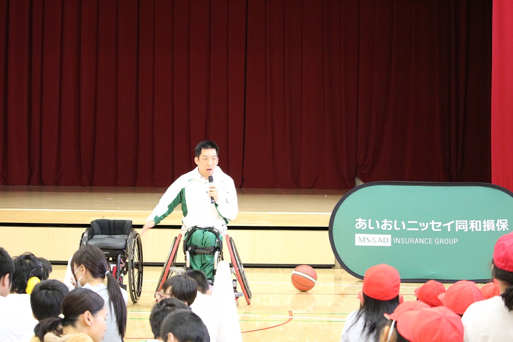 古崎 倫太朗選手が「花畑学園×花畑第一小学校パラスポーツ体験会」にて講師を務めました！