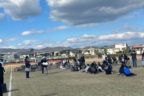 自転車安全講習会の様子