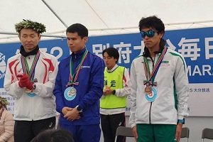 「別府大分毎日マラソン大会」で熊谷 豊選手が3位入賞！