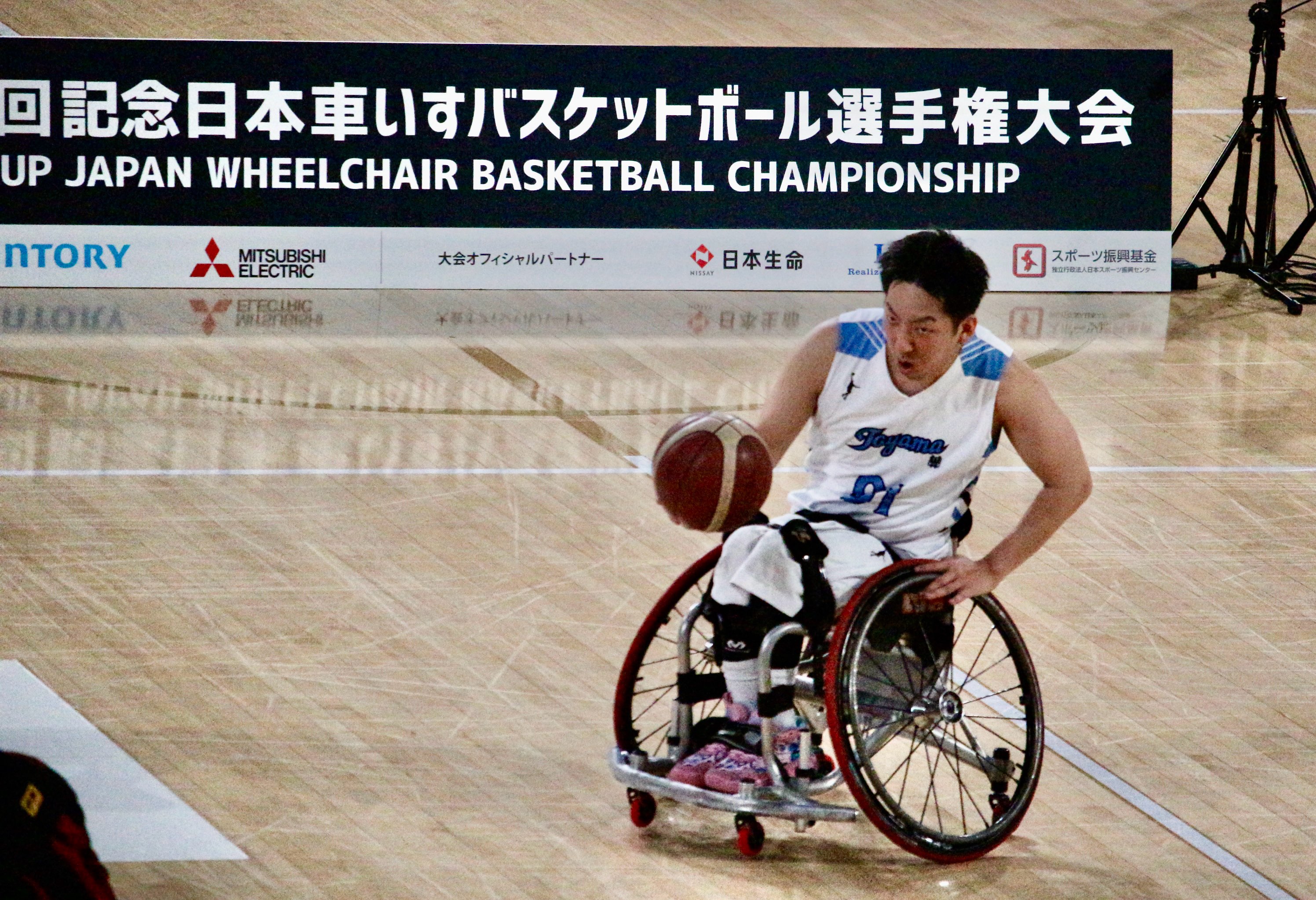 古崎倫太朗選手　試合中の様子