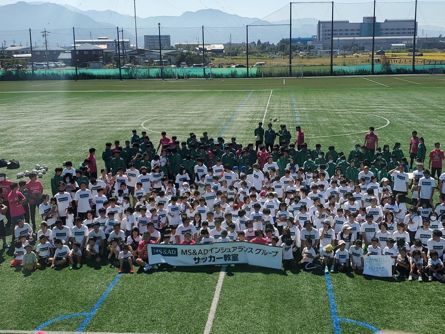 10月2日「ＭＳ＆ＡＤサッカー教室 in 長野」を開催しました。